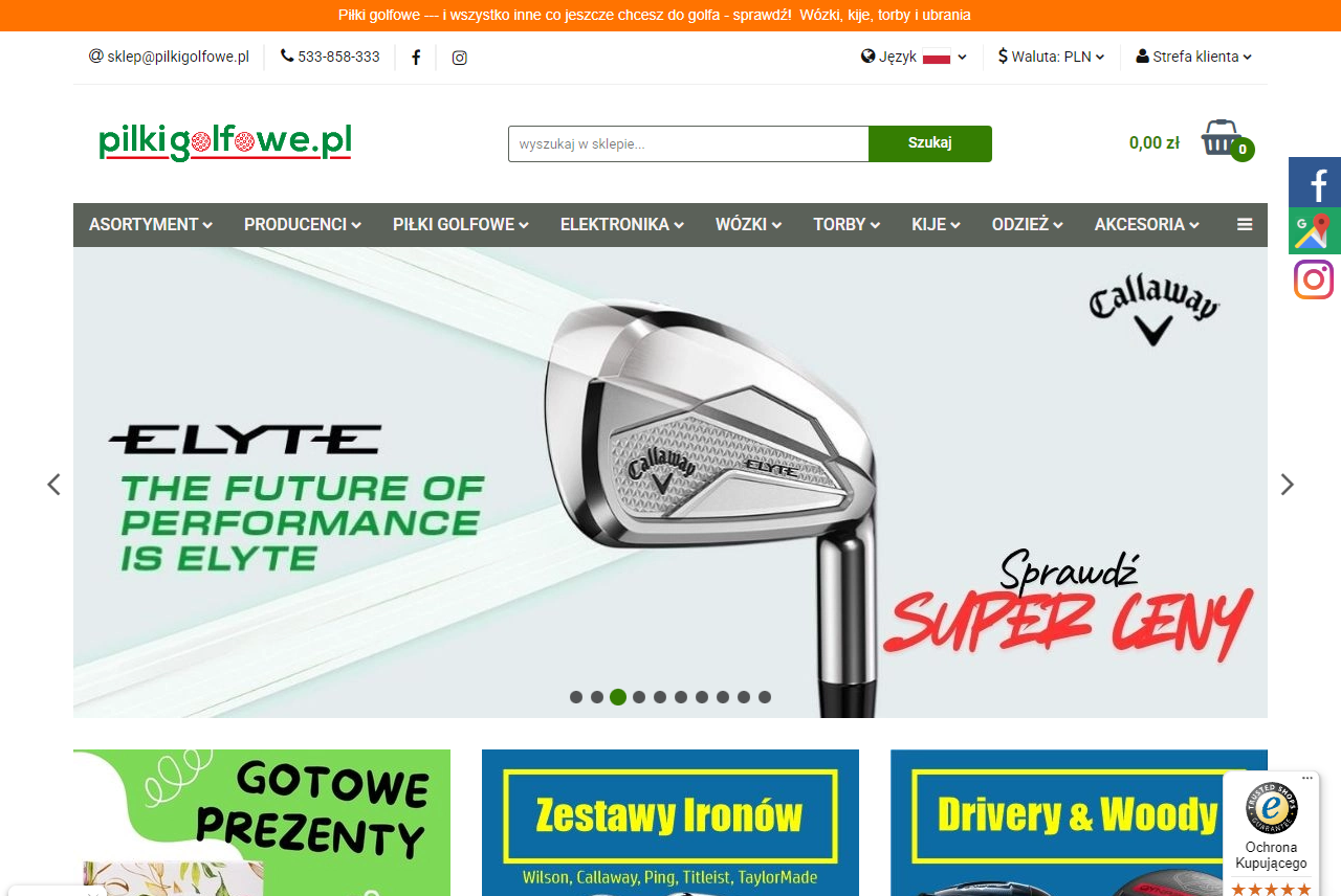 Jak wybrać sklep golfowy online, żeby nie przepłacić i dobrze dobrać sprzęt?