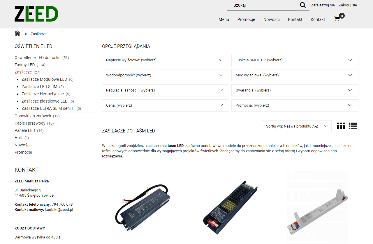 Zasilacze LED w domu i w biznesie - czym różnią się rozwiązania do zastosowań profesjonalnych?