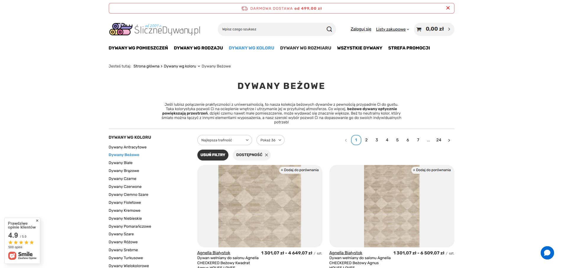 Dywany beżowe ze wzorami czy gładkie? Jak dopasować je do reszty wystroju?