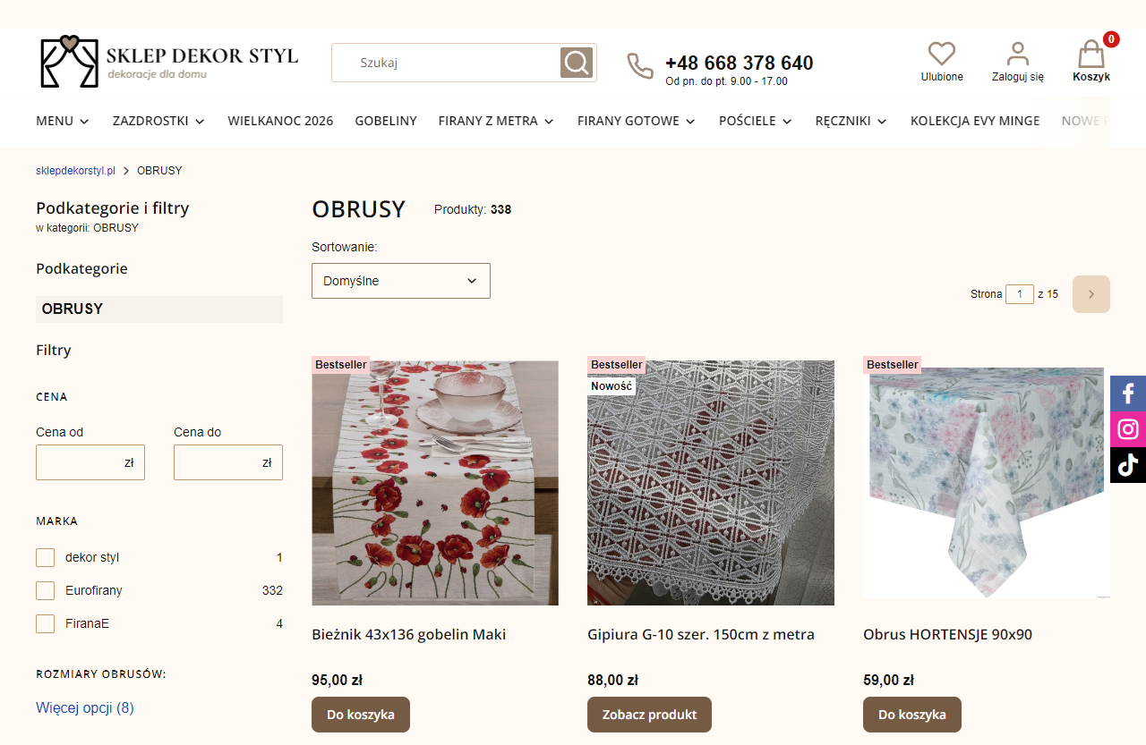 Obrus gobelinowy czy bieżnik gobelinowy - co lepiej sprawdzi się na małym stole i ławie?