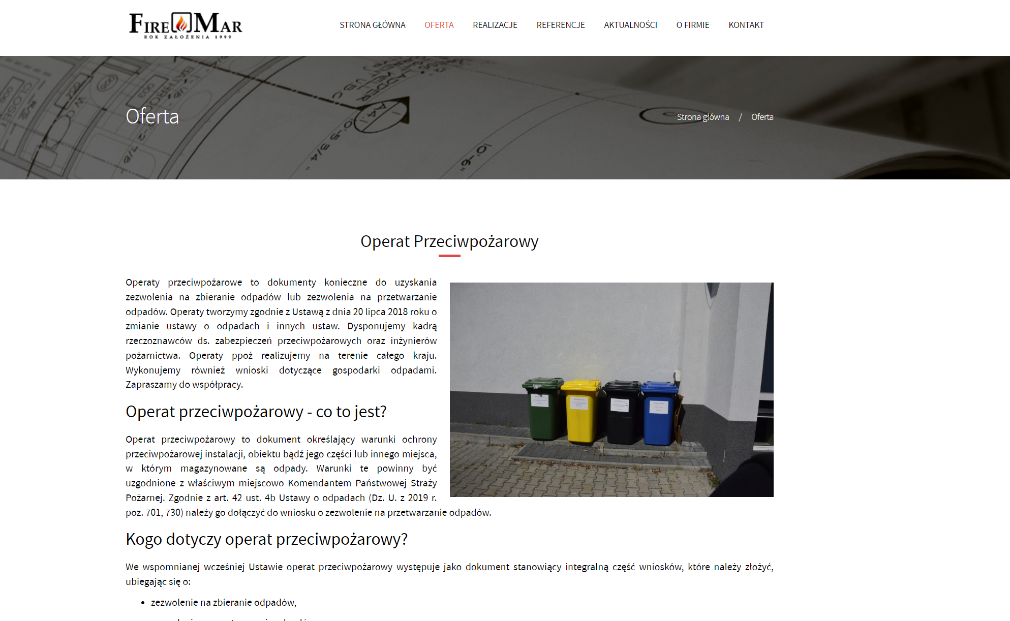 Co zawiera operat przeciwpożarowy? Struktura i najważniejsze elementy