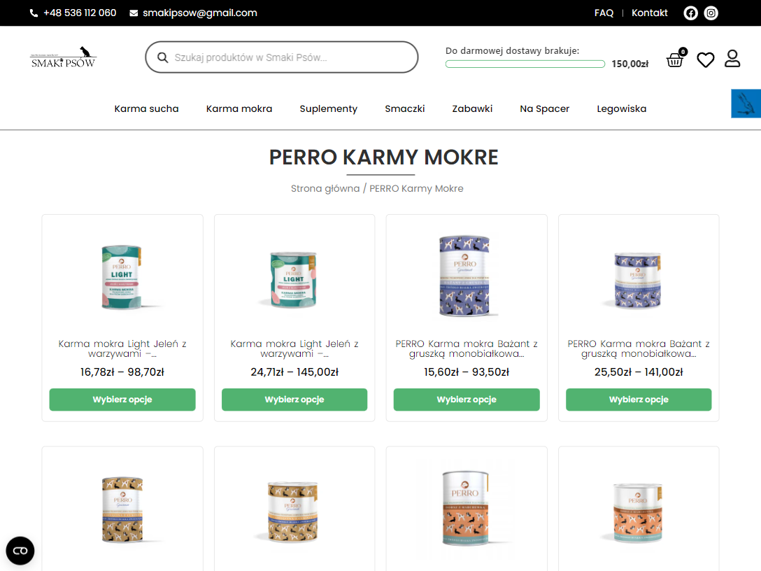 Dlaczego wielu opiekunów psów sięga po karmy mokre Perro?