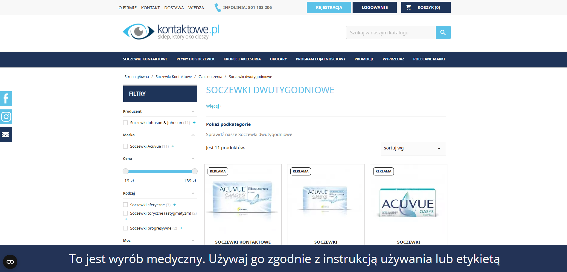 Soczewki dwutygodniowe - czy sprawdzą się w aktywnym trybie życia?