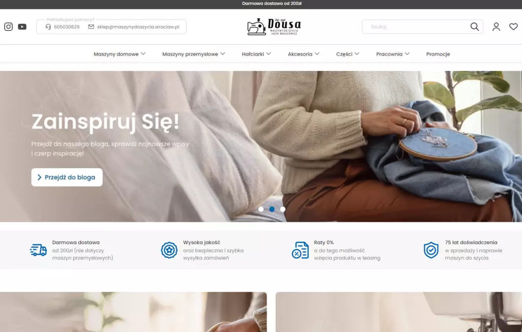 Zrzut ekranu strony