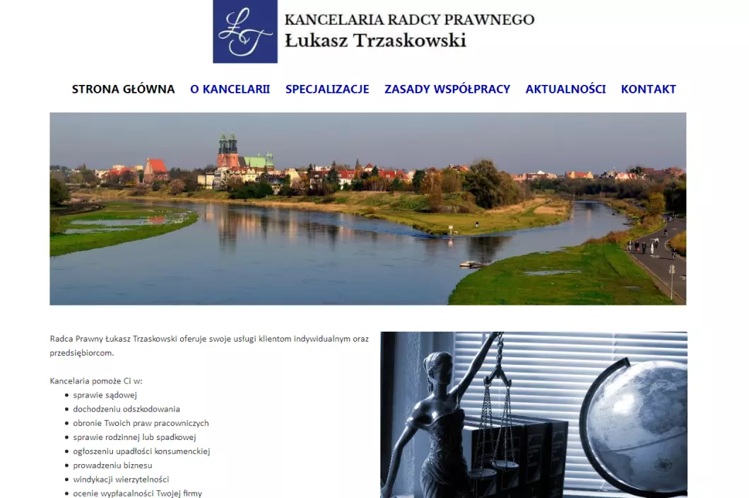 Zrzut ekranu strony