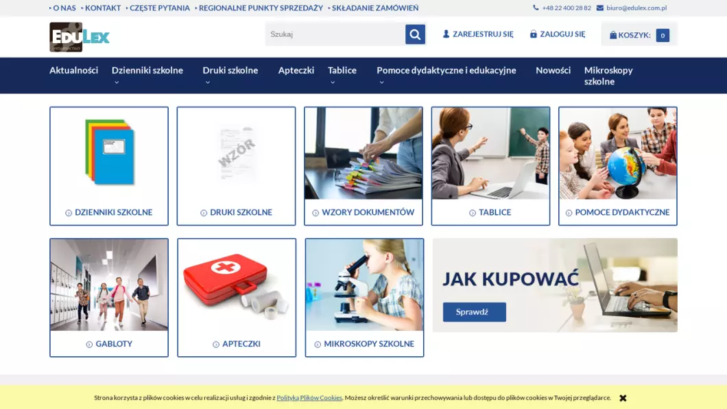 Zrzut ekranu strony