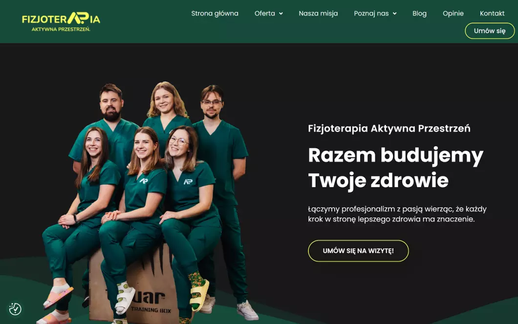 Zrzut ekranu strony