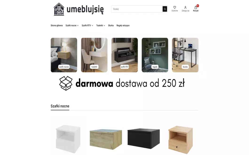 Zrzut ekranu strony
