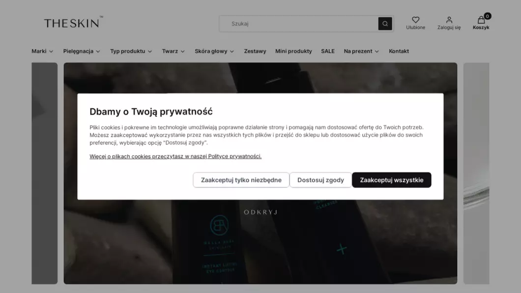 Zrzut ekranu strony