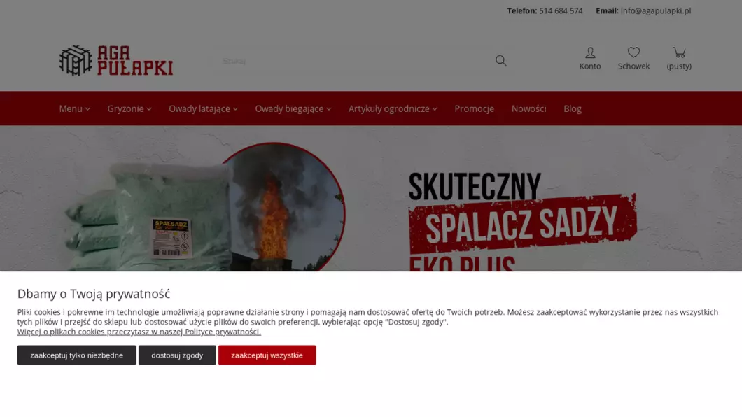 Zrzut ekranu strony