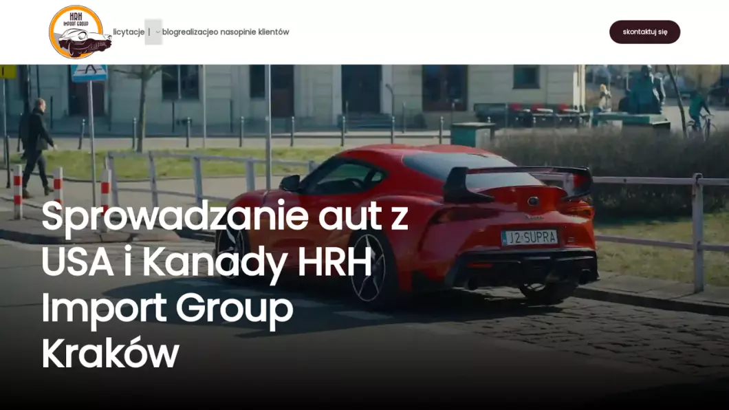 Zrzut ekranu strony