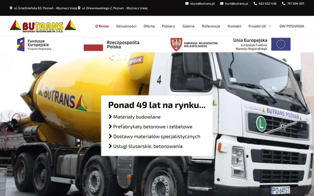 Zrzut ekranu strony