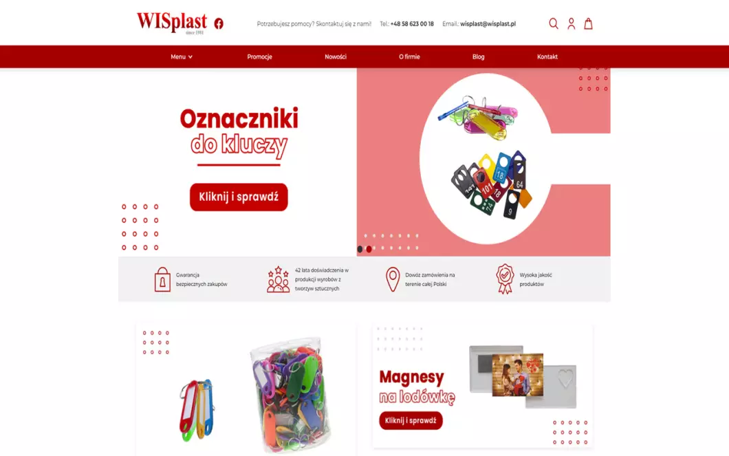 Zrzut ekranu strony