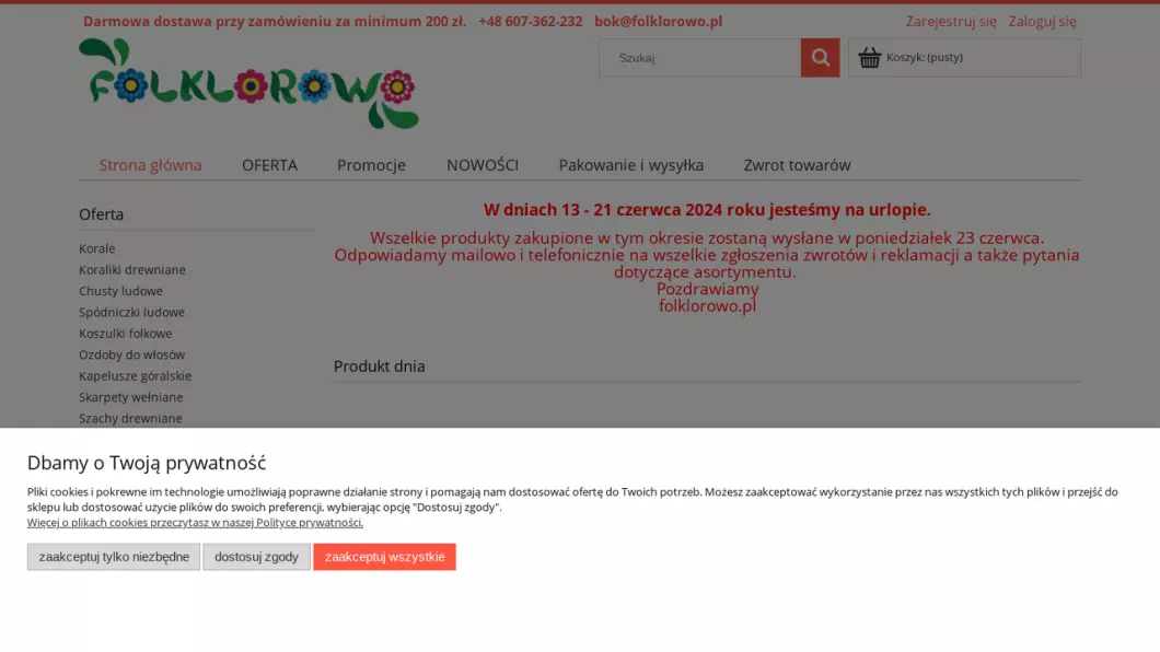 Zrzut ekranu strony