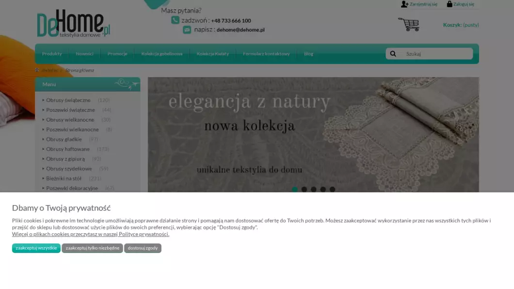 Zrzut ekranu strony