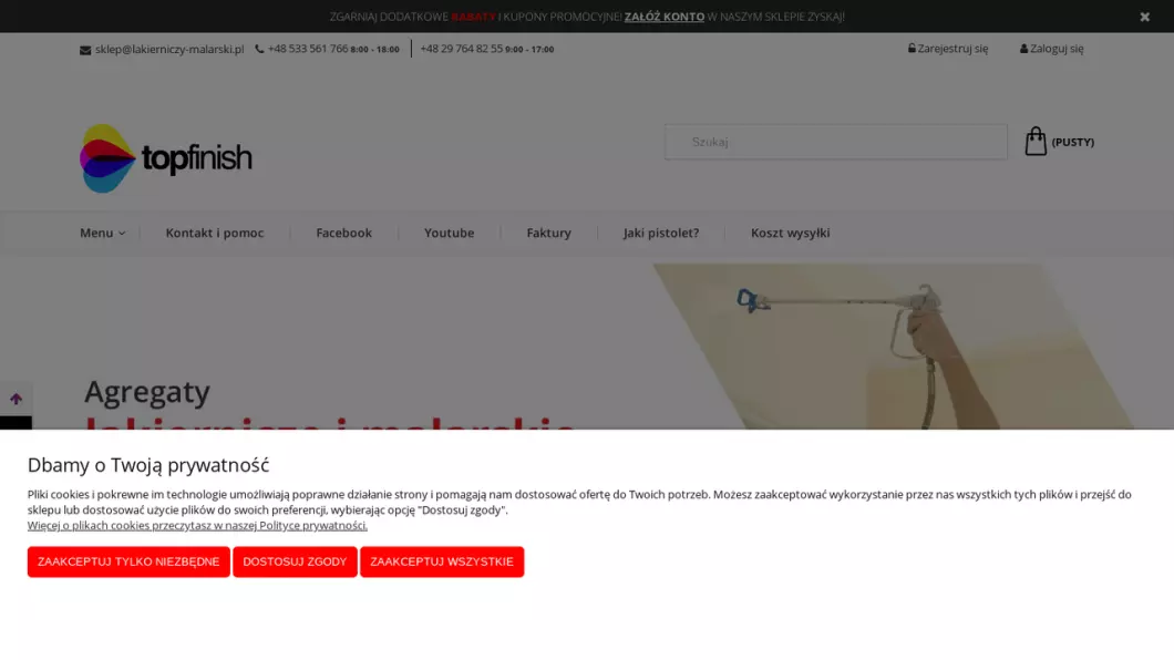 Zrzut ekranu strony